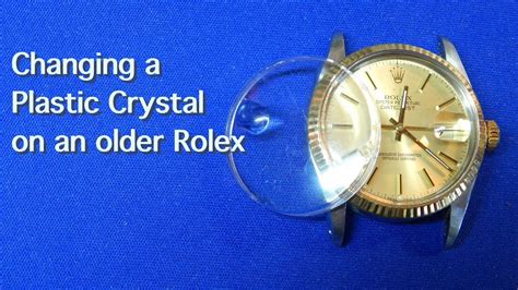 rolex with plastic on it|rolex sapphire crystal replacement cost.